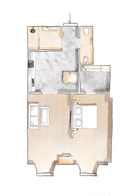 L'Arco Trieste Studio Living 2 Luaran gambar